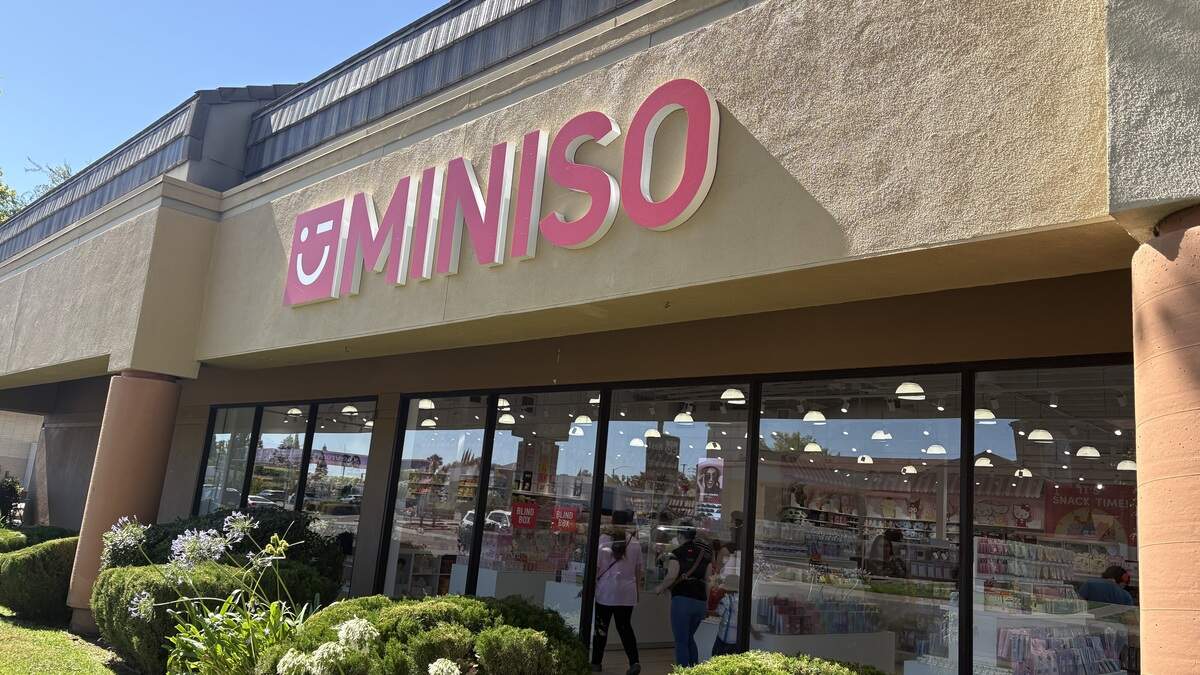 A new MINISO store opened Saturday in Rancho Cordova. It offers unique snacks and collectibles alongside office essentials like notebooks and staples. A new MINISO store opened Saturday in Rancho Cordova. It offers unique snacks and collectibles alongside office essentials like notebooks and staples.